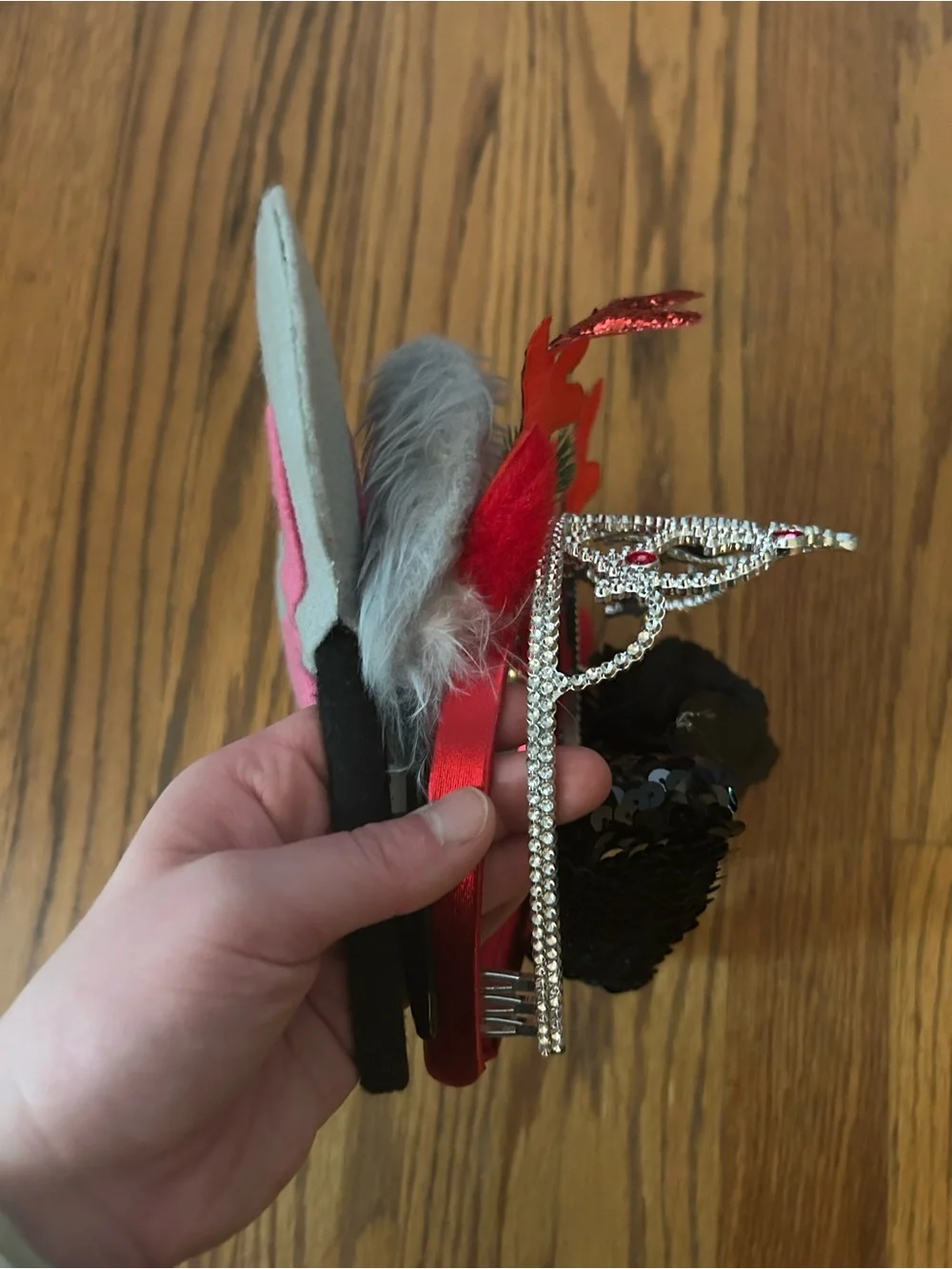 Lot: Costume Headpieces/Headbands - Perfect for Cosplaying Theater Halloween